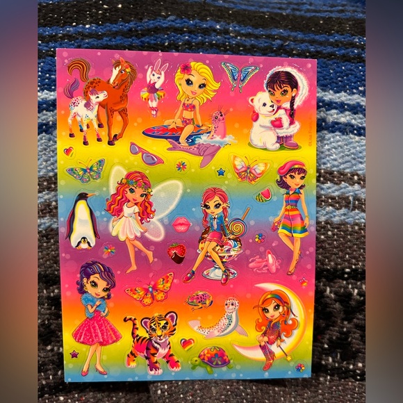 Lisa Frank Sticker Sheet - Picture 1 of 2
